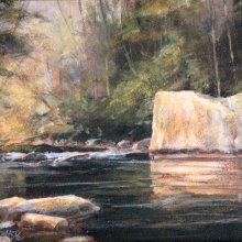Rise Rings | Acrylic | 6x10 | SOLD