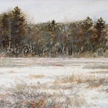 Far In The Distance | Watercolor | 11 x 34 - SOLD